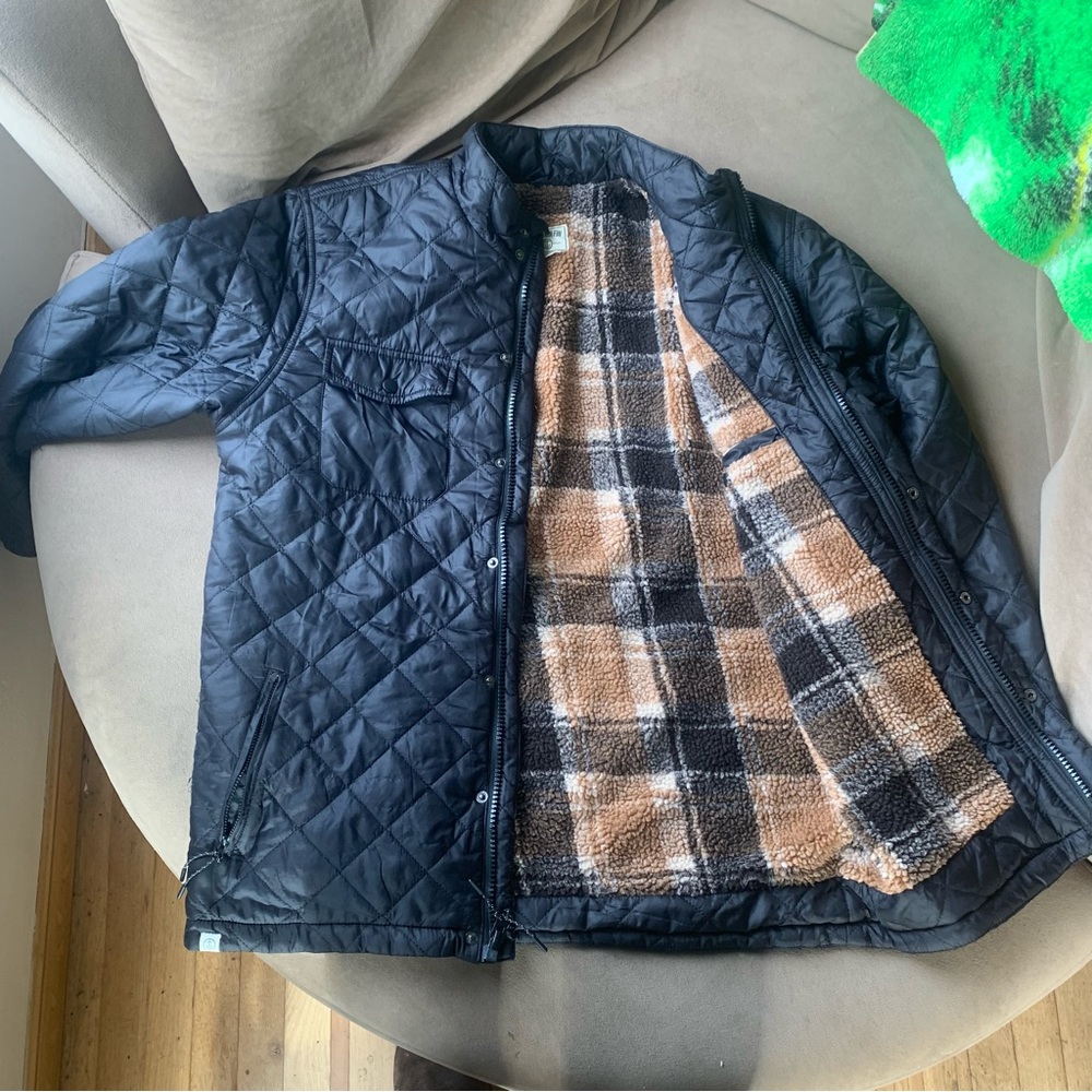 Captain Fin fleece lined puffer